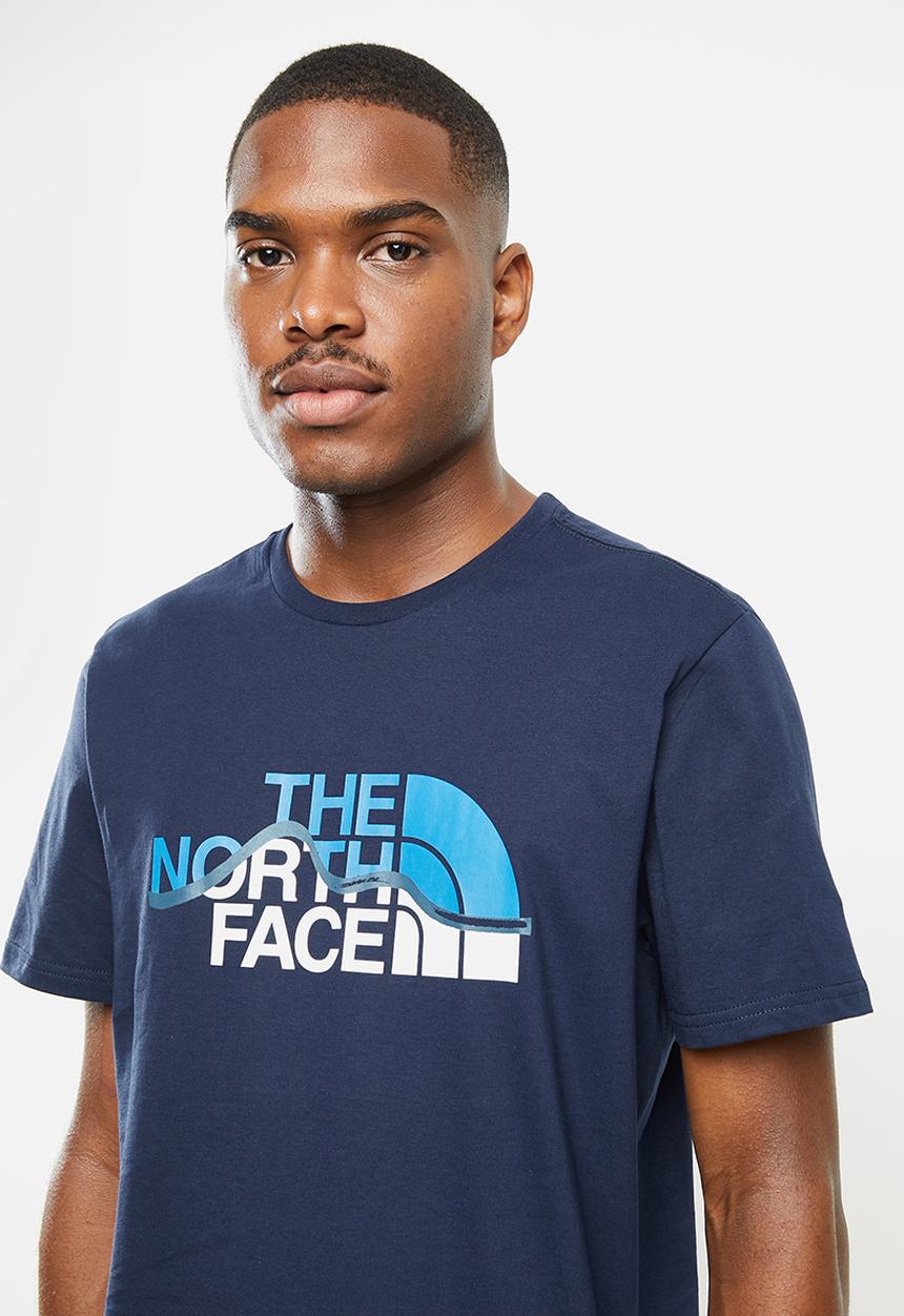 The North Face - Short sleeve mount line tee - navy 