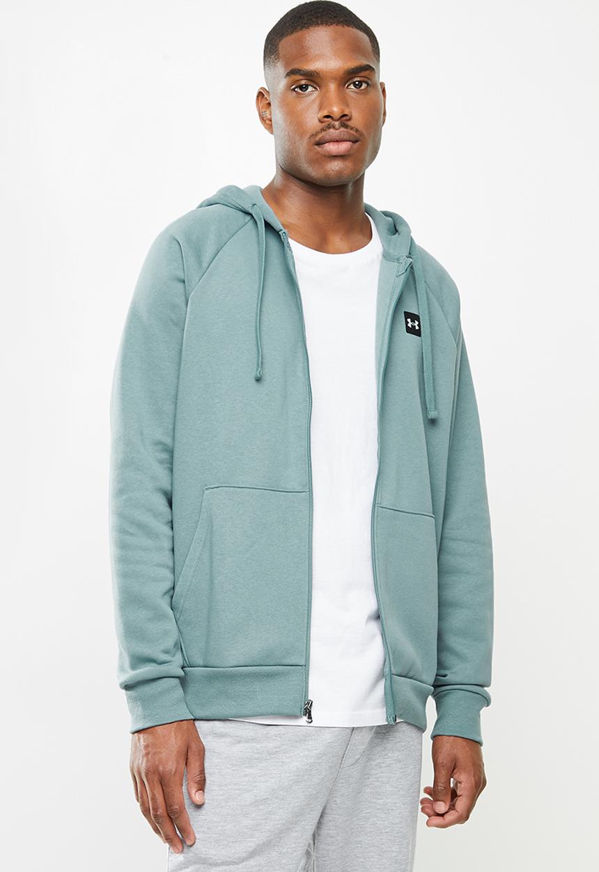 Under Armour - Ua rival fleece full zip - blue/green 