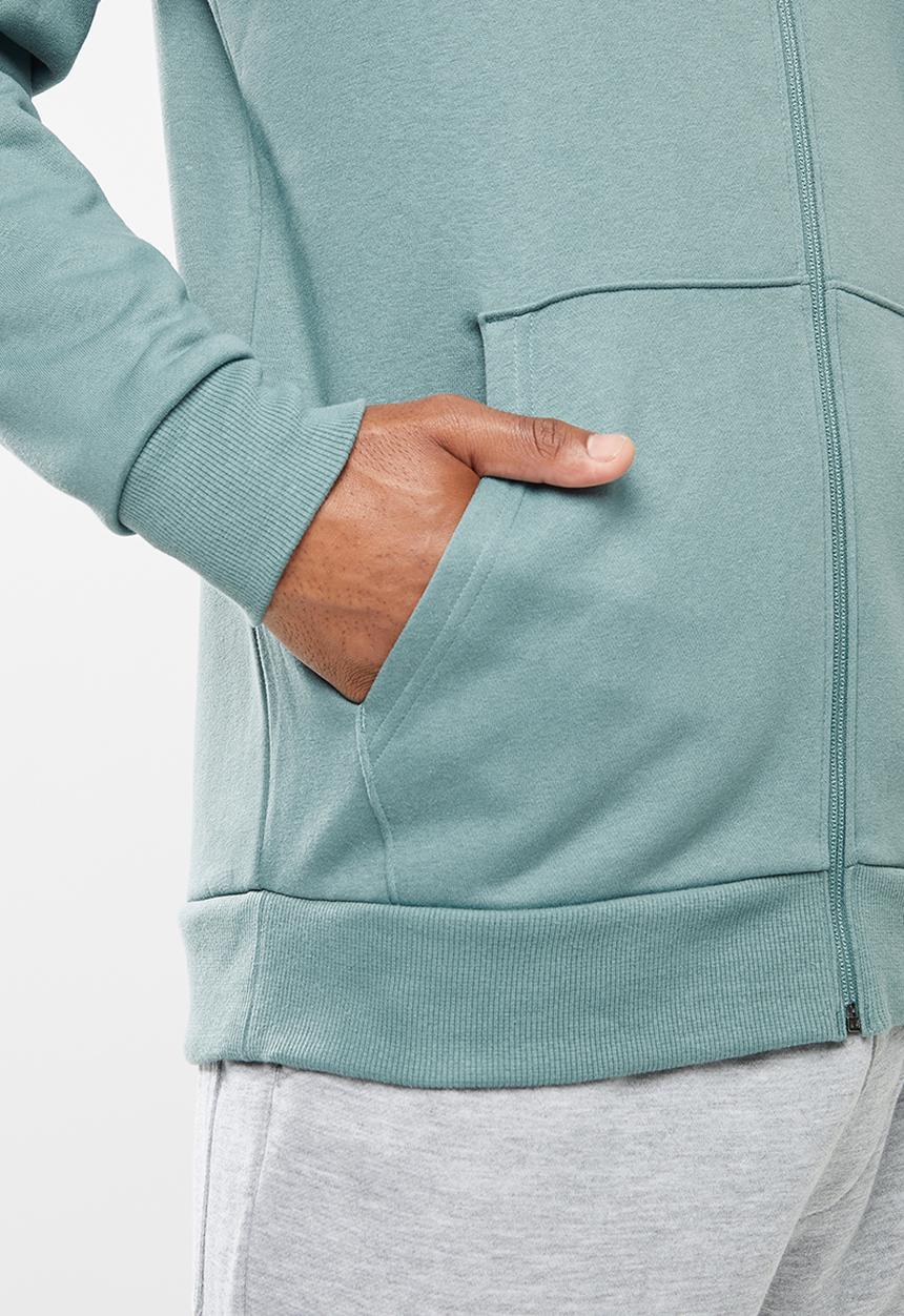 Under Armour - Ua rival fleece full zip - blue/green 