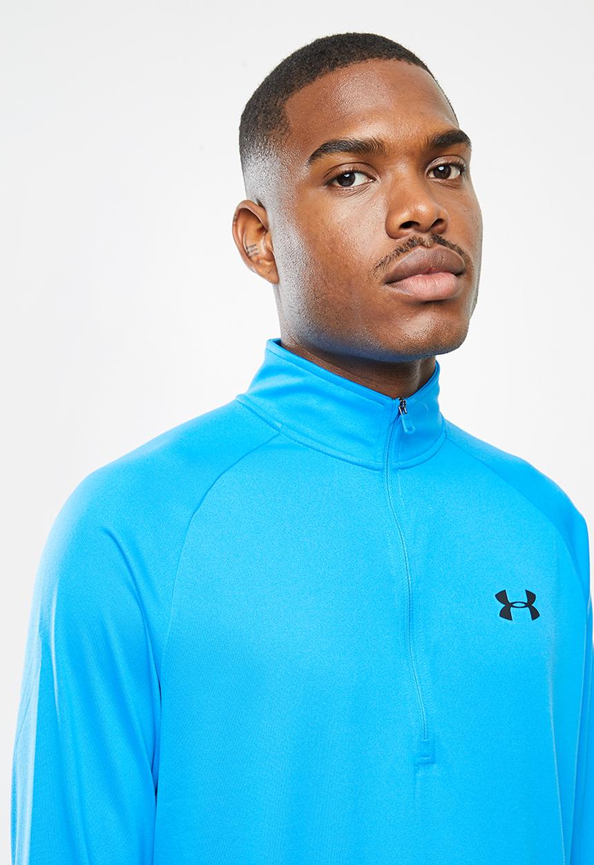 Under Armour - Ua tech 1/2 zip tee - blue