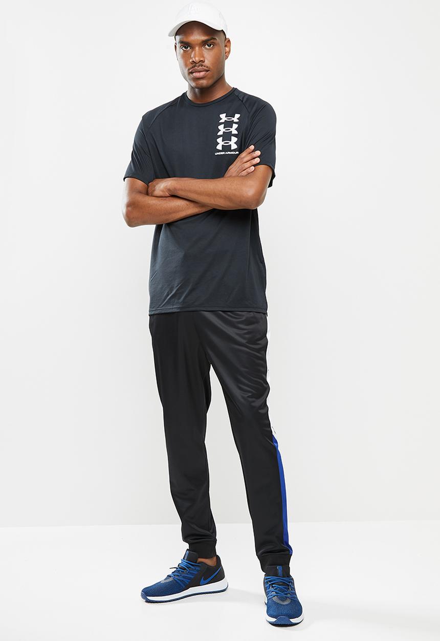 Under Armour - Ua triple logo tech short sleeve tee - black