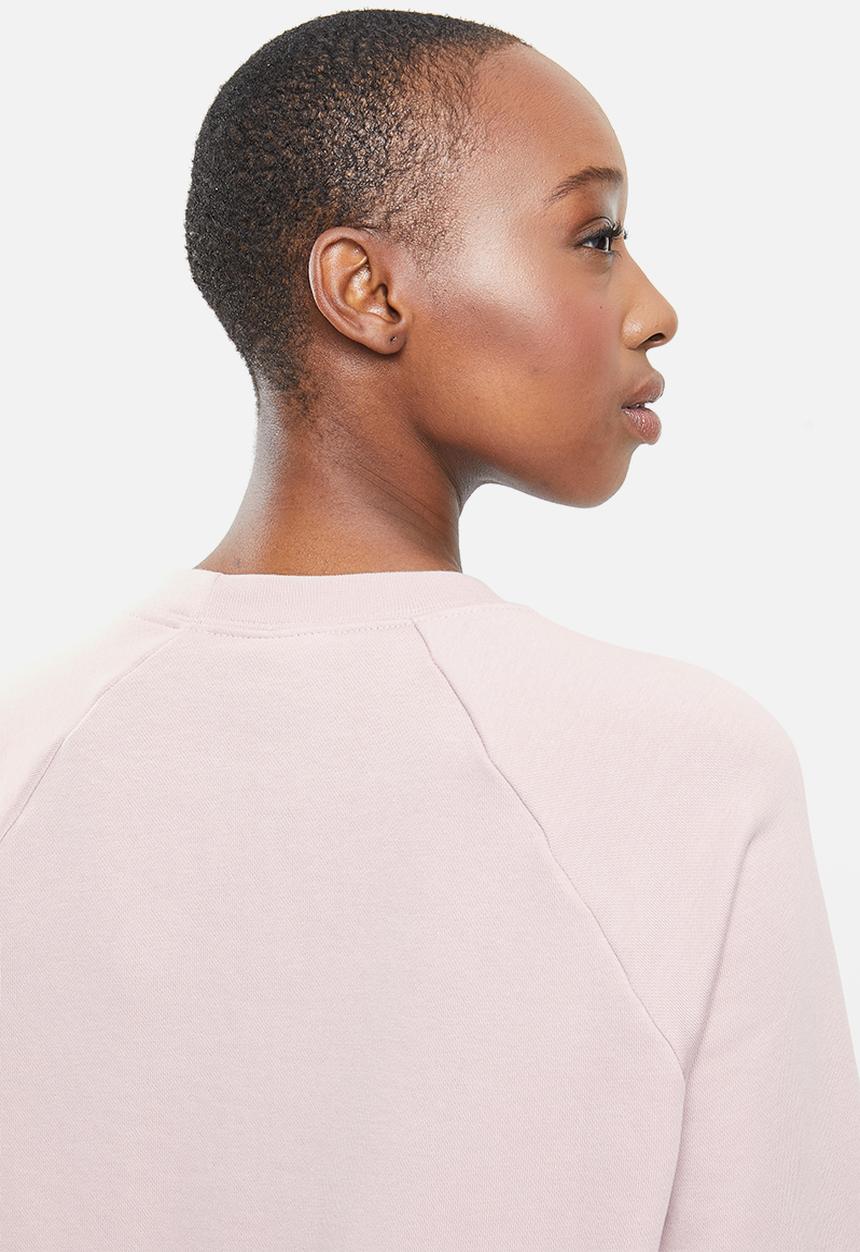 Nike - Nike sportswear essential crew fleece top - dusty pink 