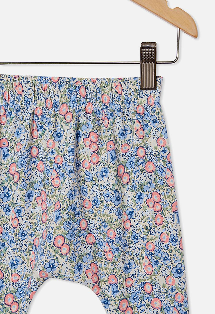 Cotton On - The legging - dark vanilla/dusk blue annie floral