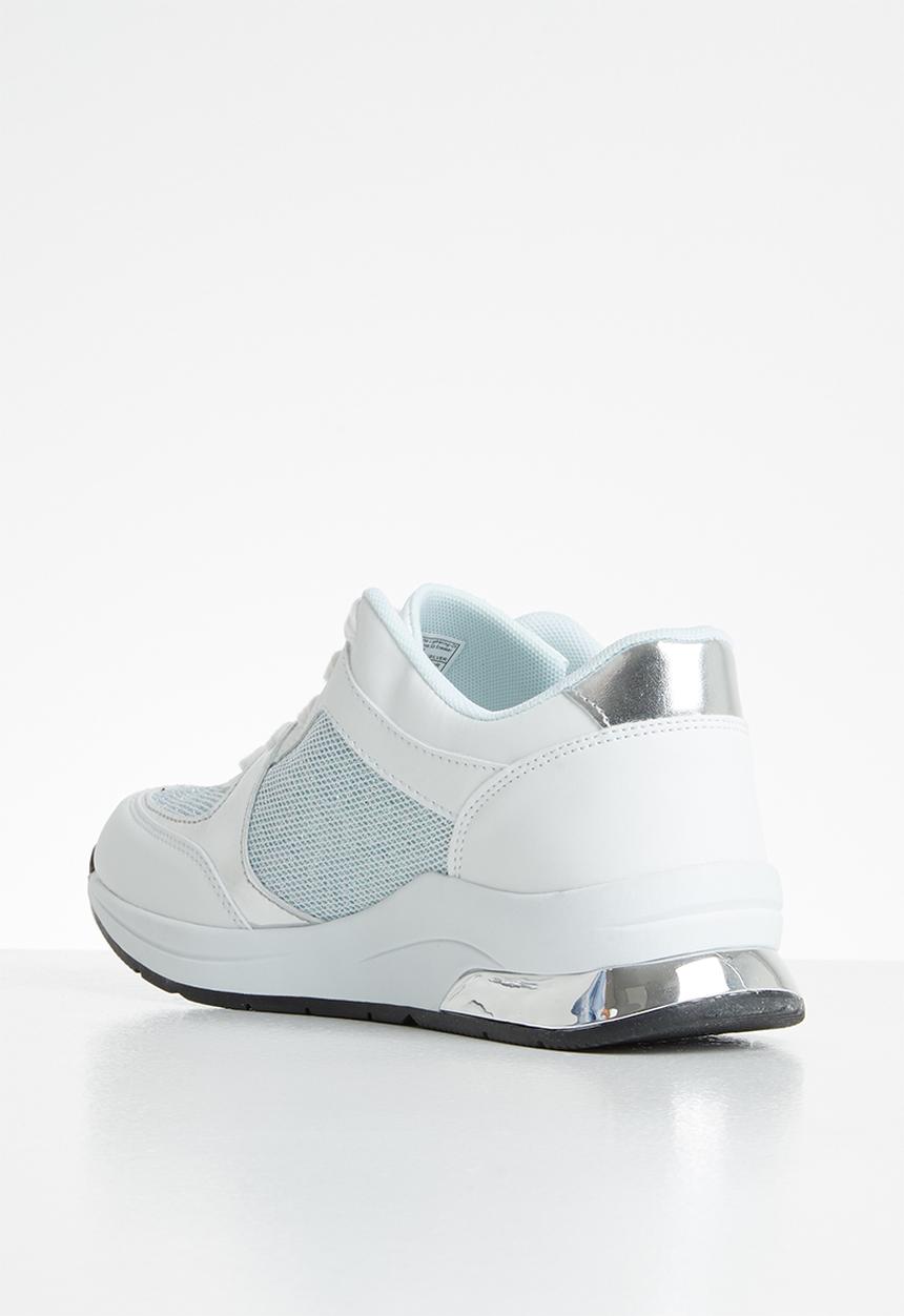 SISSY BOY - White lightning sneaker - white & silver