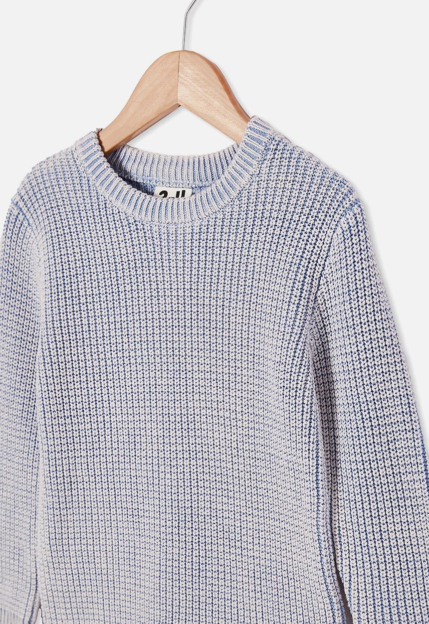 Cotton On - Blake knit - washed dusty blue