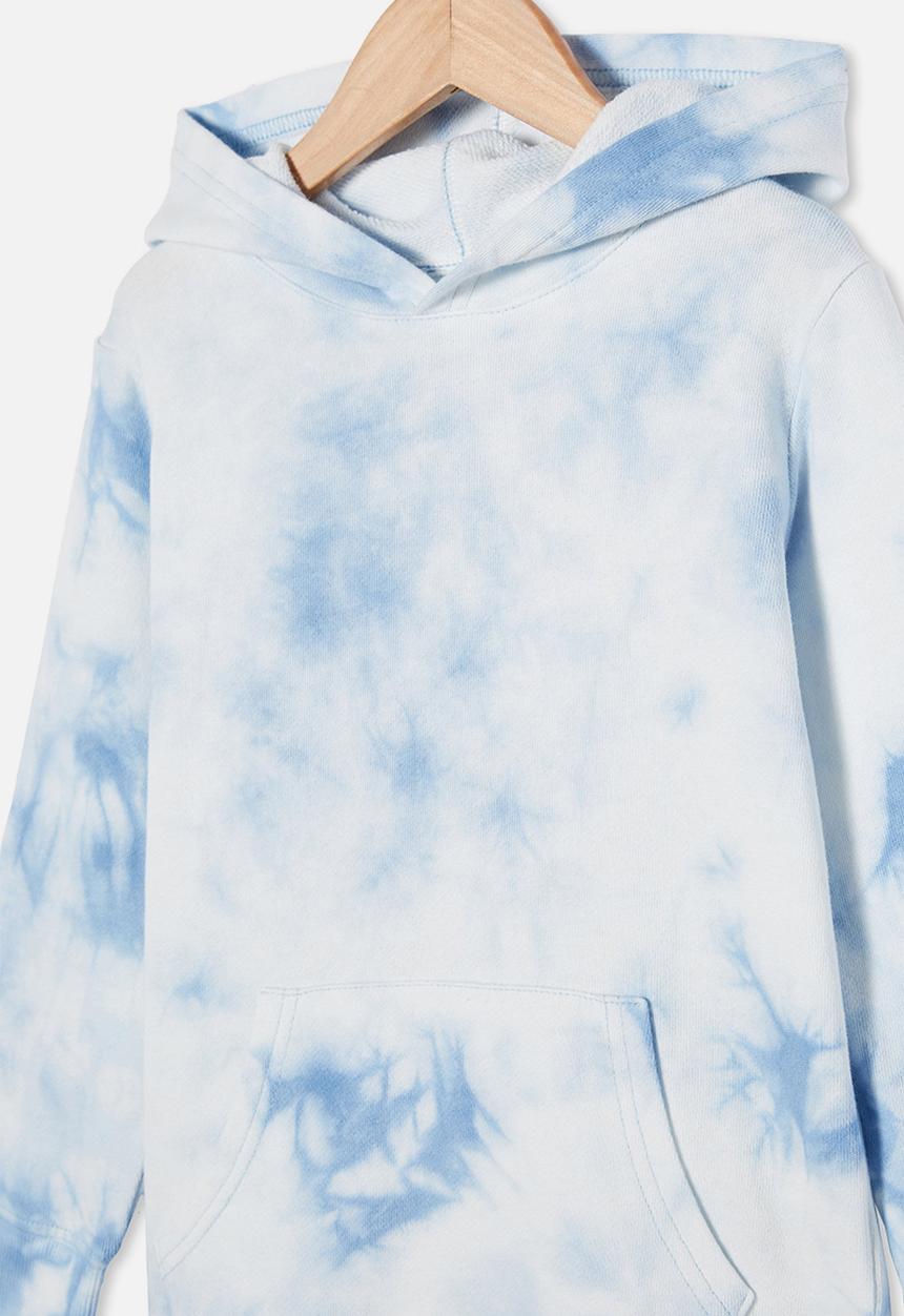 Cotton On - Charlie hoodie - dusk blue/tie dye