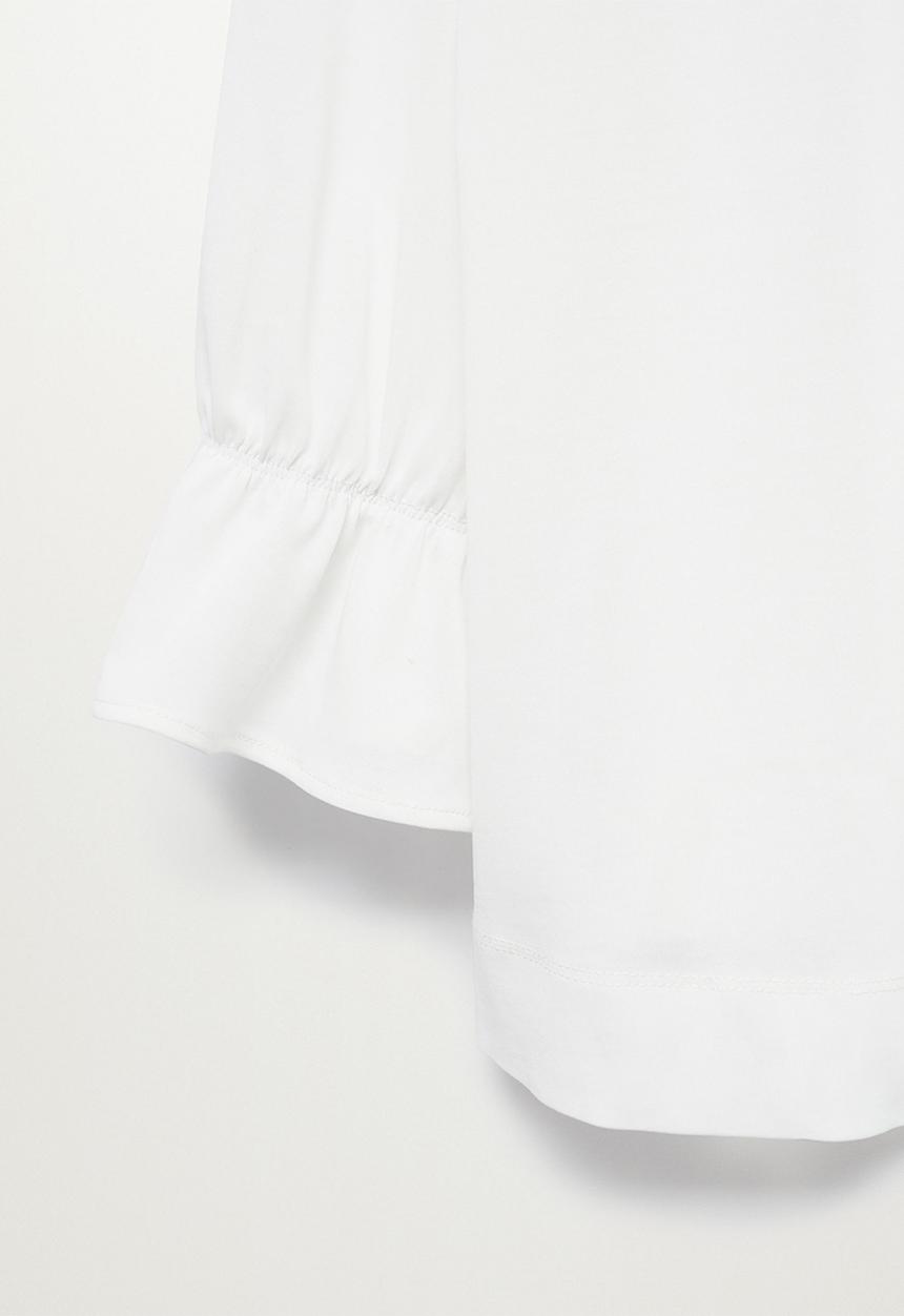 Violeta by Mango - Plus blouse sabrina - white