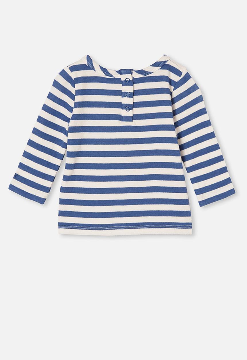 Cotton On - Lenny long sleeve top - blue
