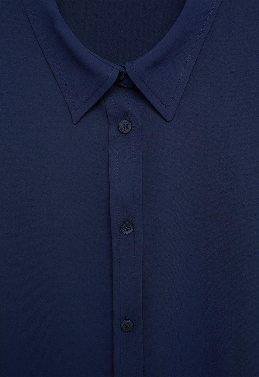 Violeta by Mango - Plus blouse laurel - navy
