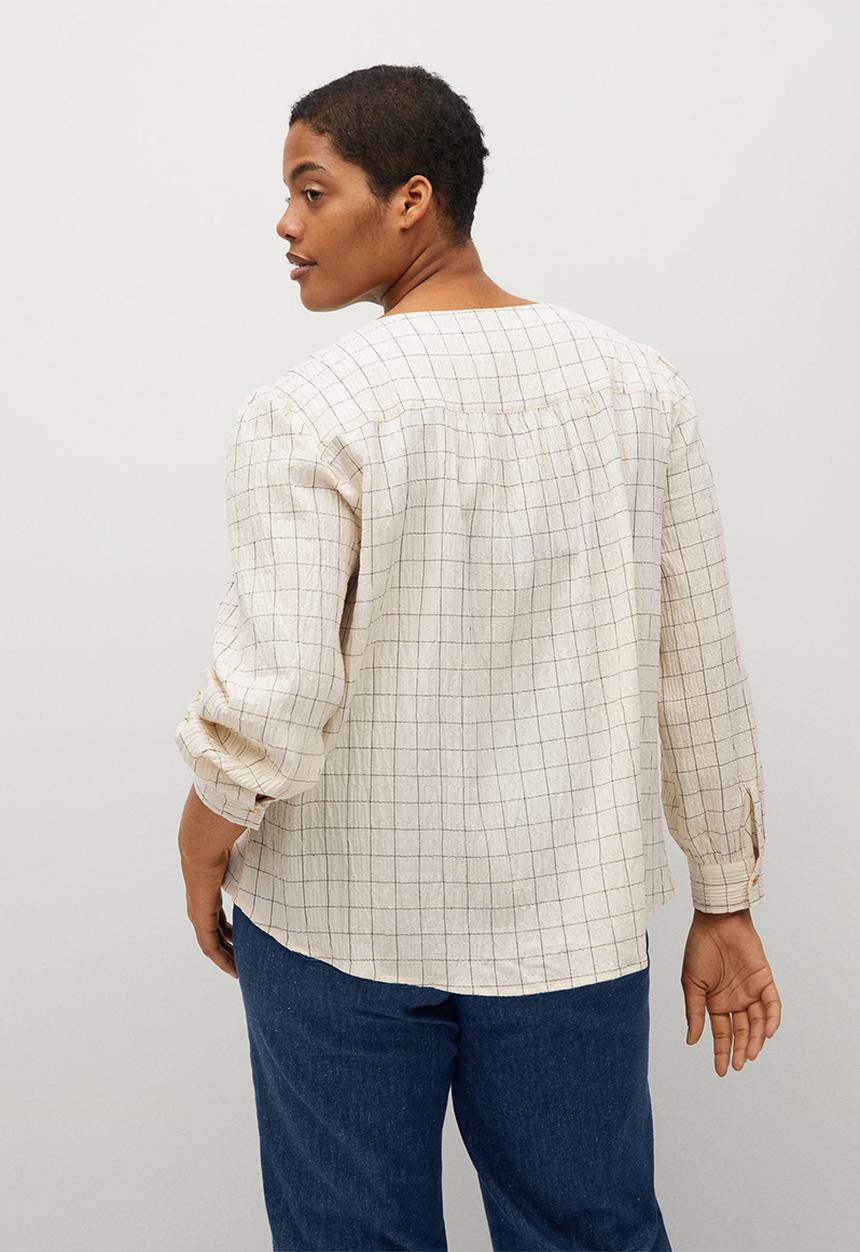Violeta by Mango - Blouse pastor - white