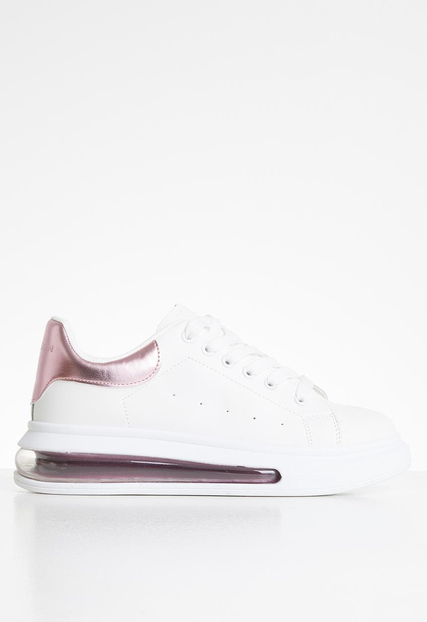 Madison® - Sophia sneaker - white & metallic pink