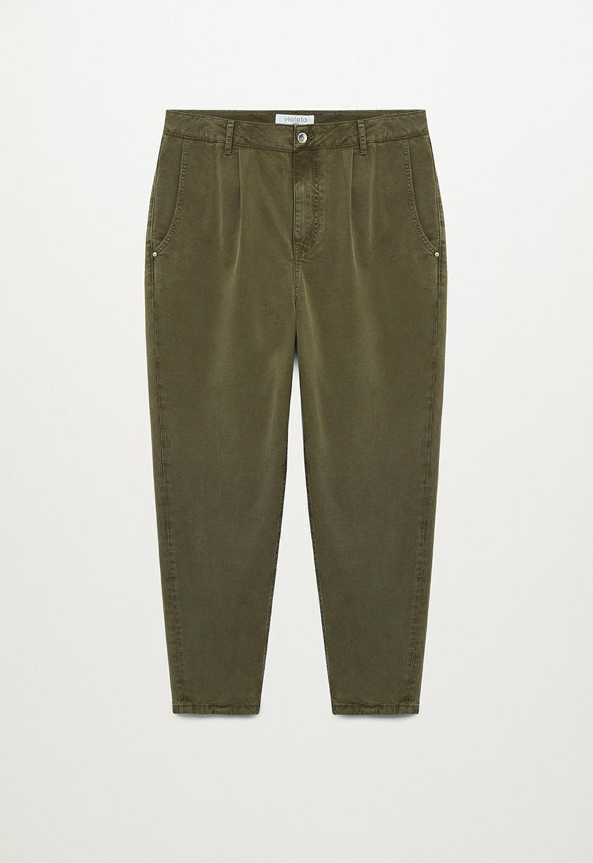 Violeta by Mango - Plus Jeans rita - khaki