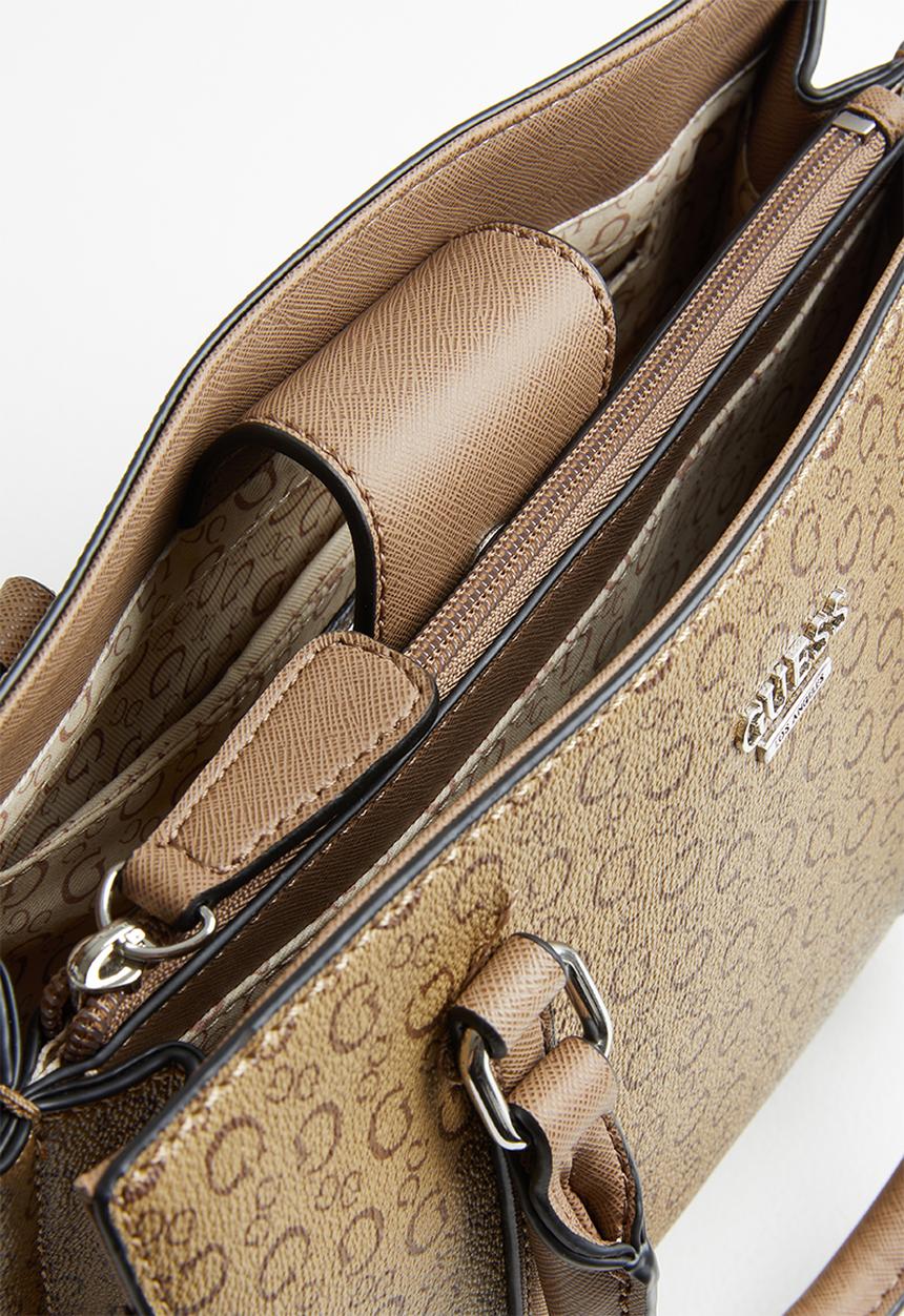GUESS - Jensen top handle flap - mocha