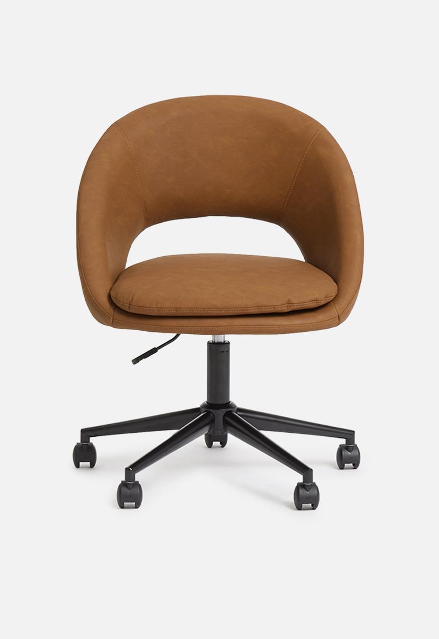 Sixth Floor - Mika office chair - brown