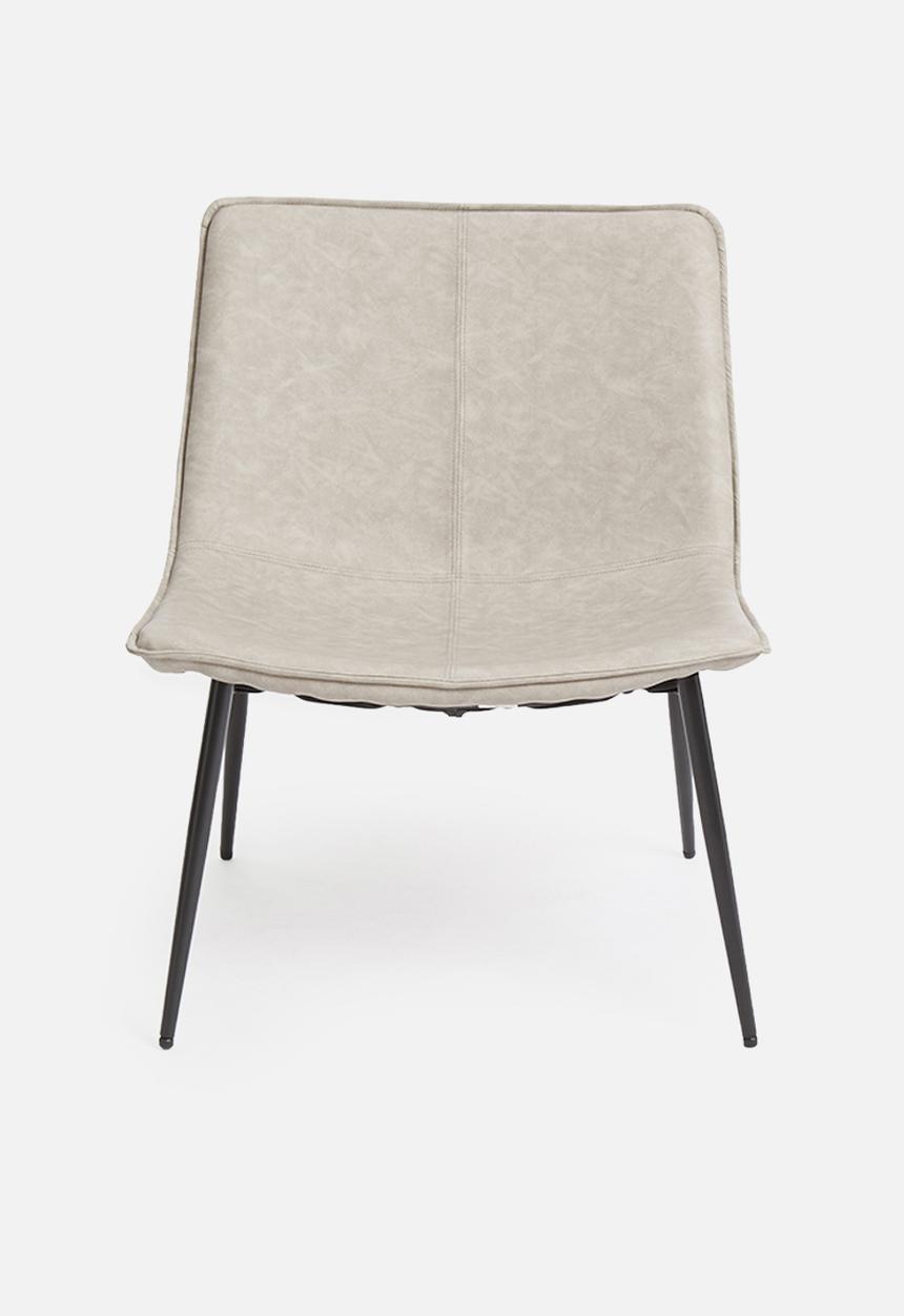 Sixth Floor - Luna lounge chair - grey