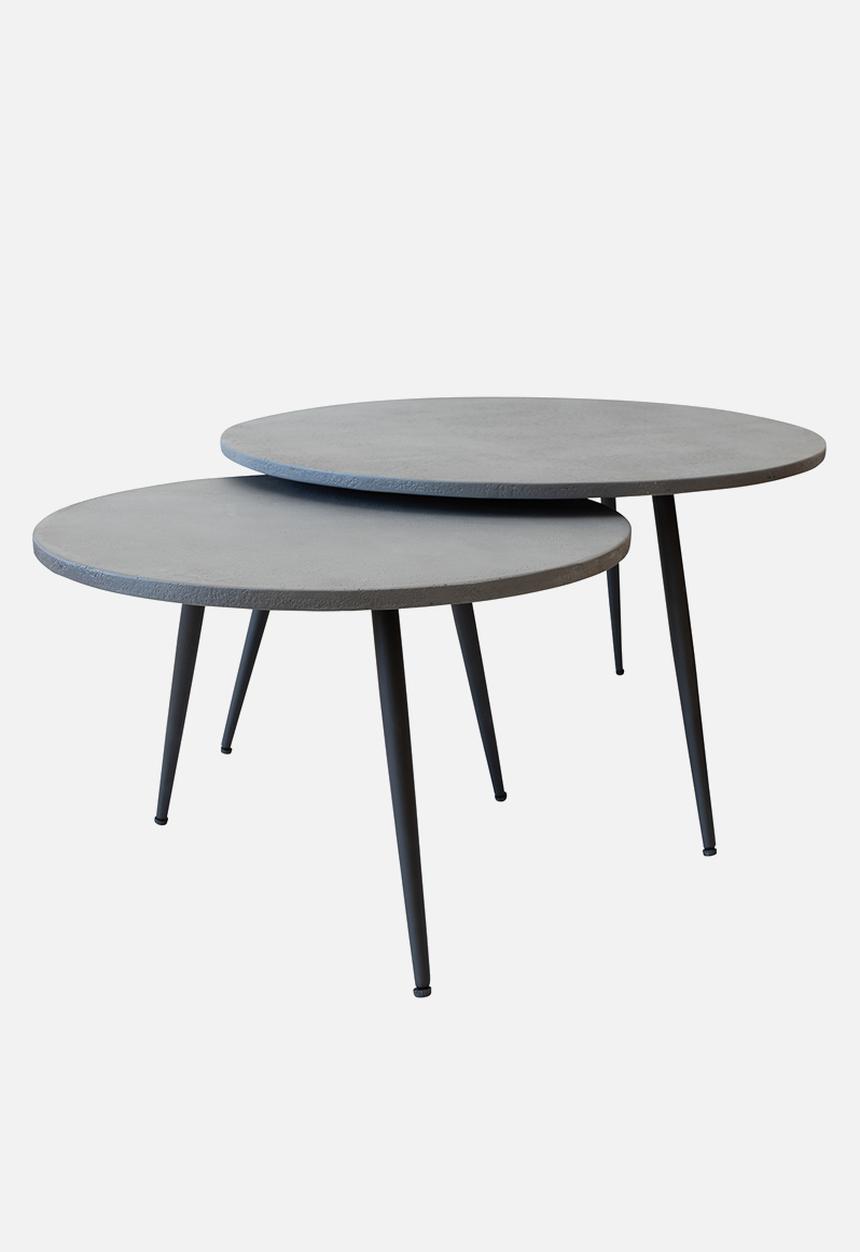 Hertex Haus - Dibeng round table - grey 60cm x 38cm