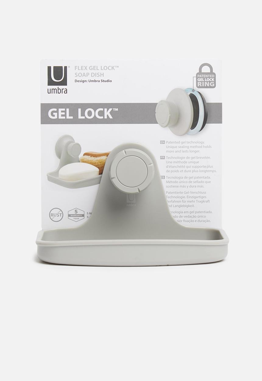 Umbra - Flex gel-lock soap dish - grey