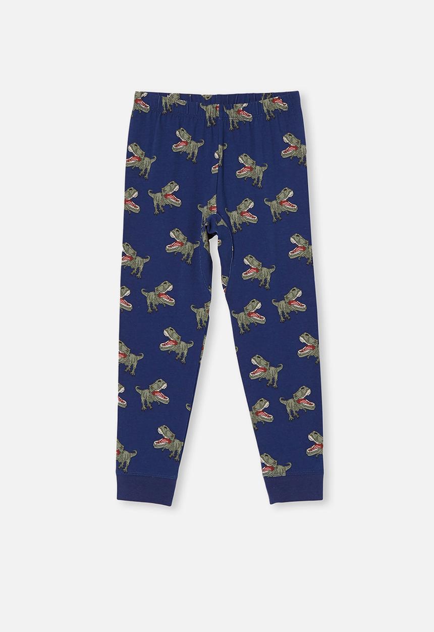 Cotton On - Orlando long sleeve pyjama set - blue