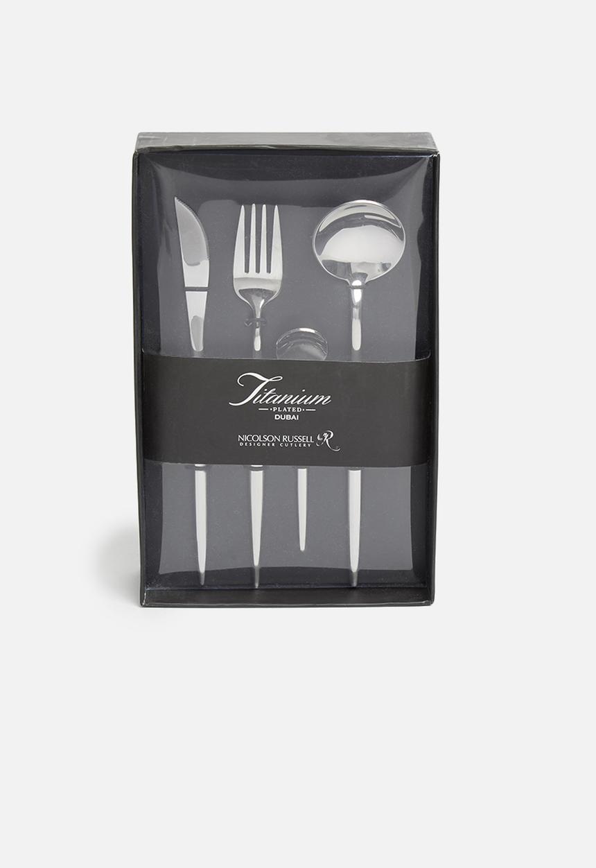 Nicolson Russell - Dubai 16piece cutlery set - silver 