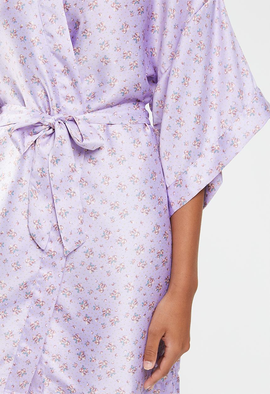 Cotton On - Satin robe - purple