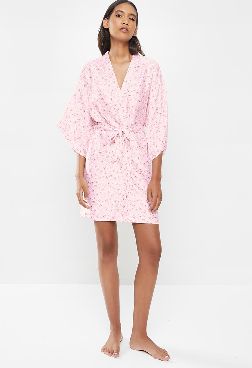 Cotton On - Satin robe - pink