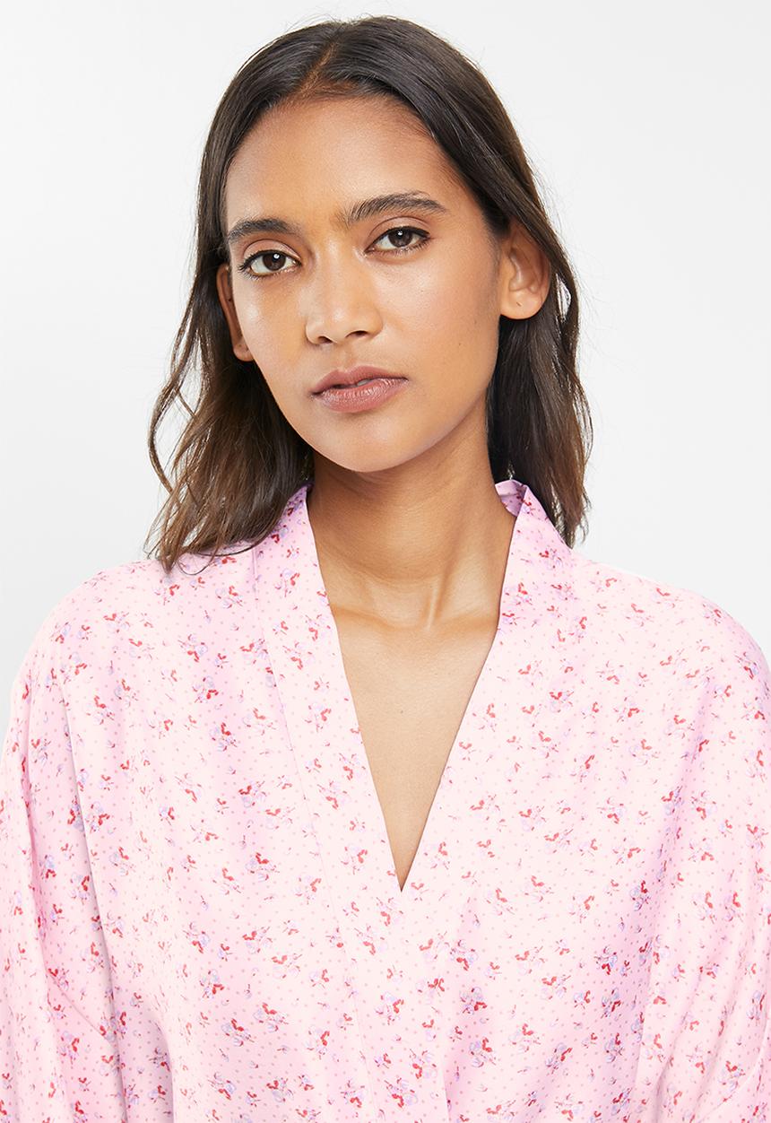 Cotton On - Satin robe - pink