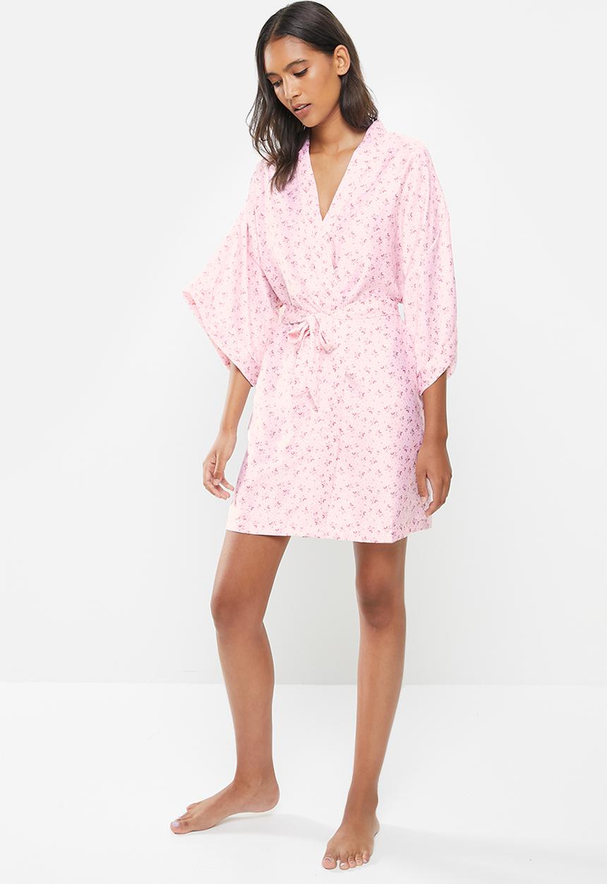 Cotton On - Satin robe - pink