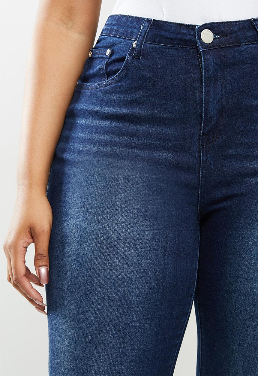 Glamorous - Plus Patent jeans - blue indigo