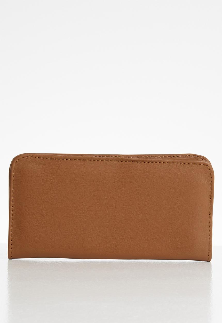 Superbalist - Clutch leather purse- tan