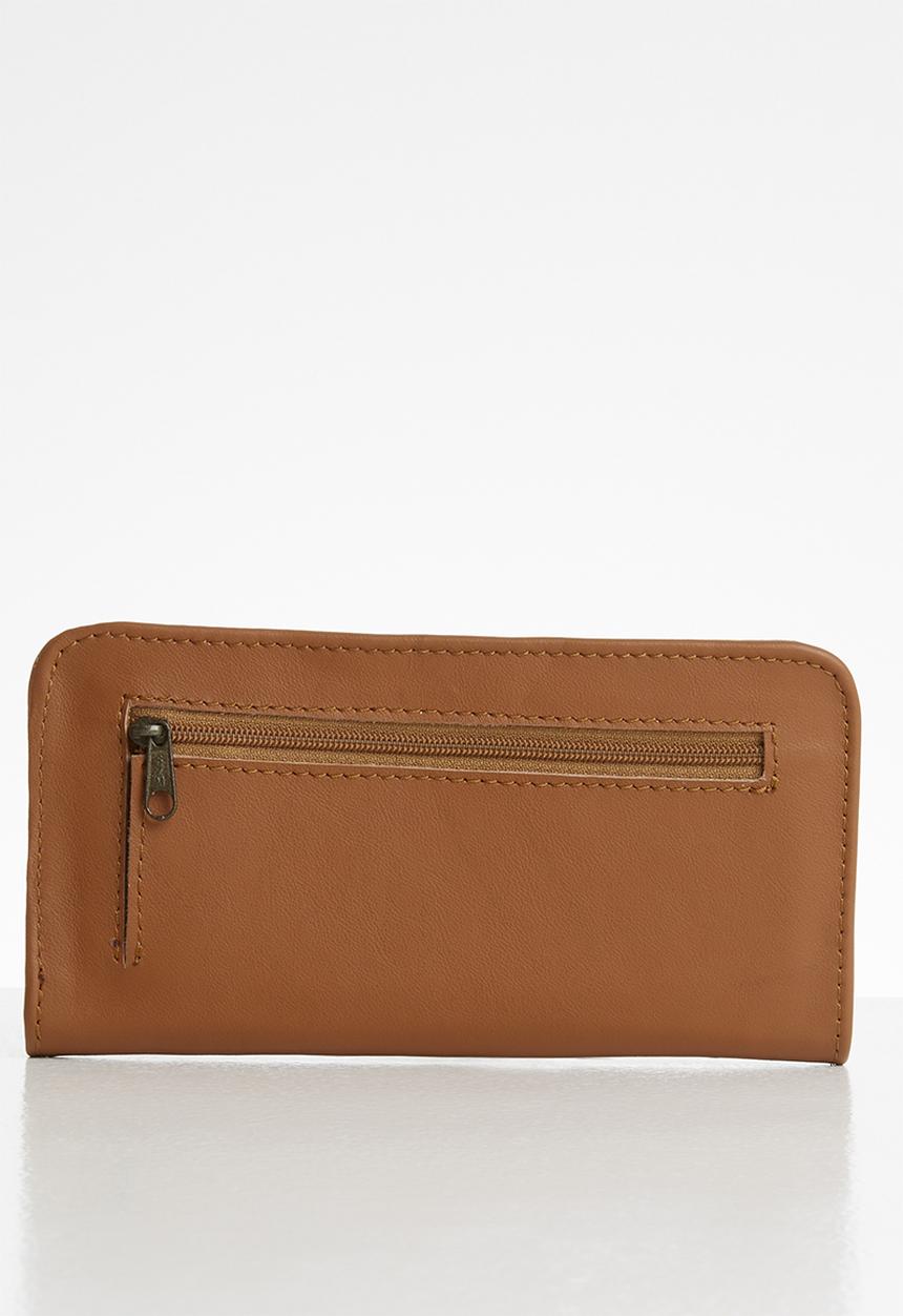 Superbalist - Clutch leather purse- tan