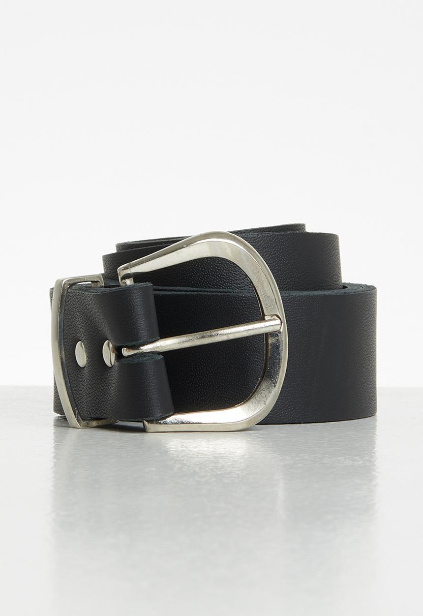 Superbalist - Lila western leather belt-black