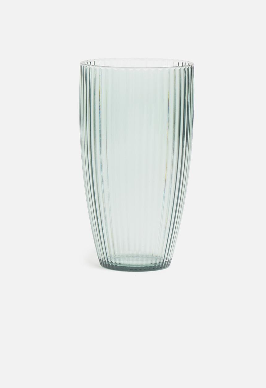 Excellent Houseware - Ridge drinking glass set of 4 - blue