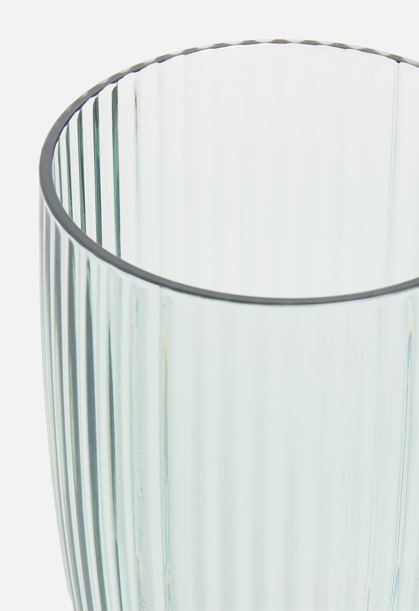 Excellent Houseware - Ridge drinking glass set of 4 - blue