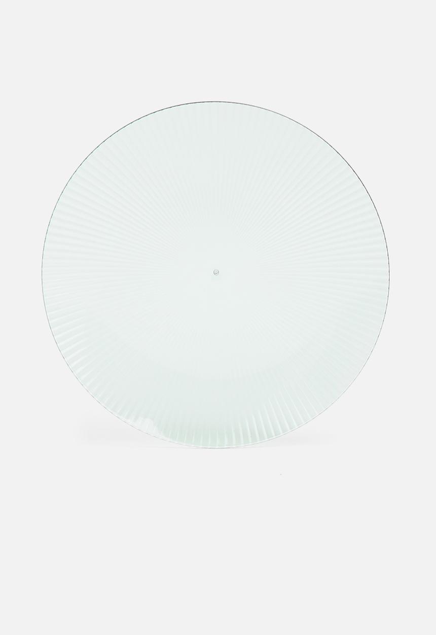 Excellent Houseware - Ridge plate set of 4 - blue
