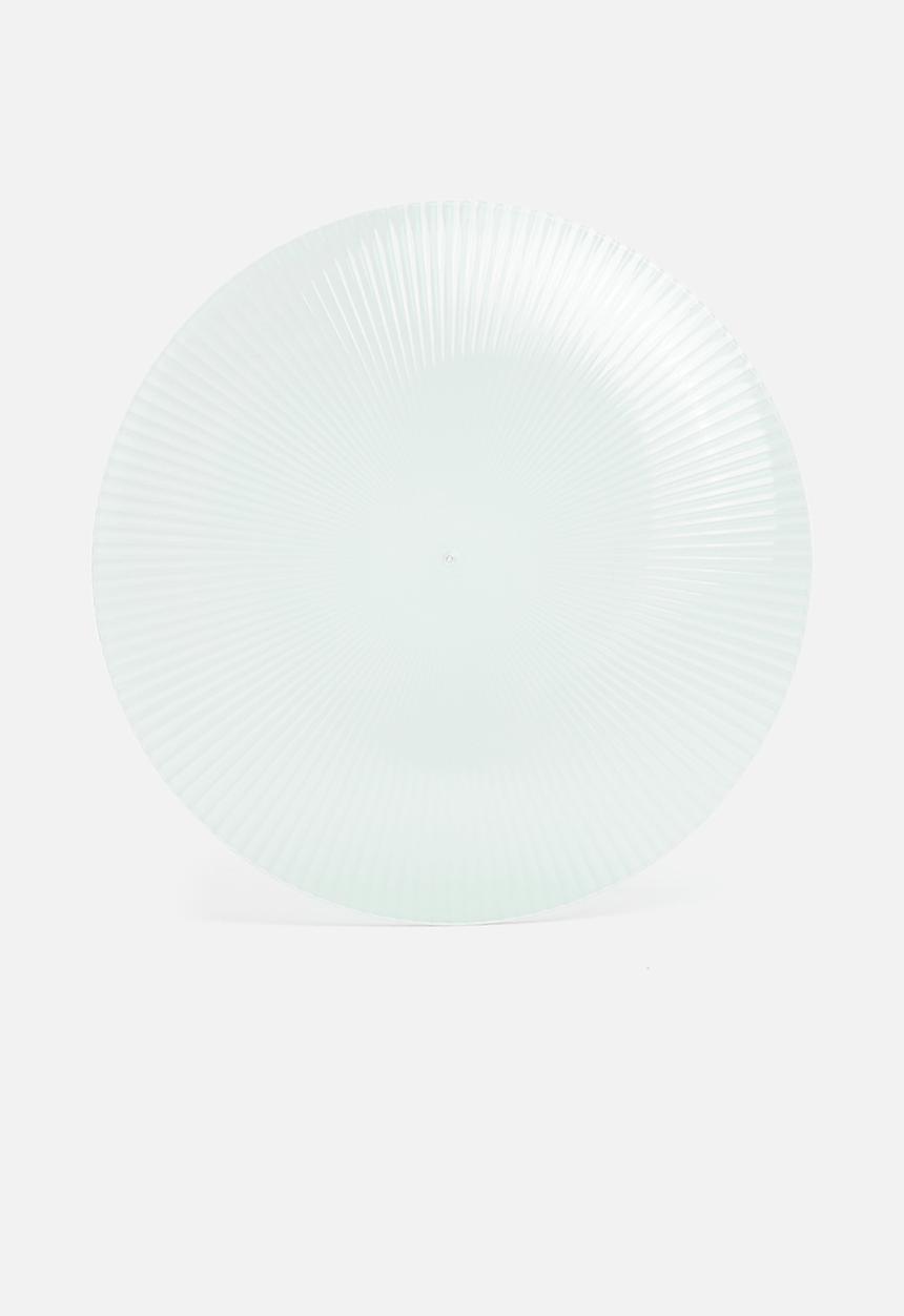 Excellent Houseware - Ridge plate set of 4 - blue