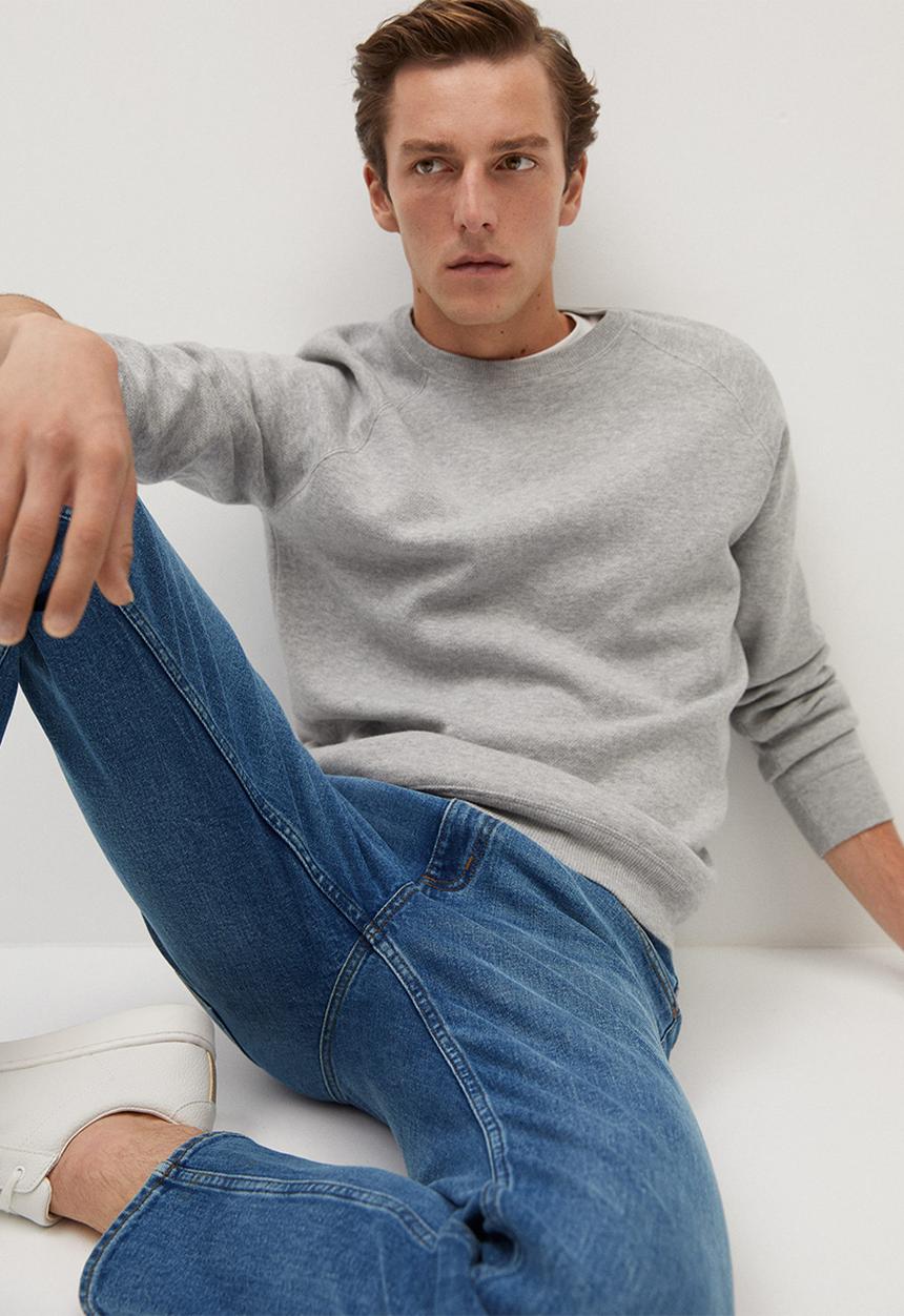 MANGO - Bob7 jeans - blue