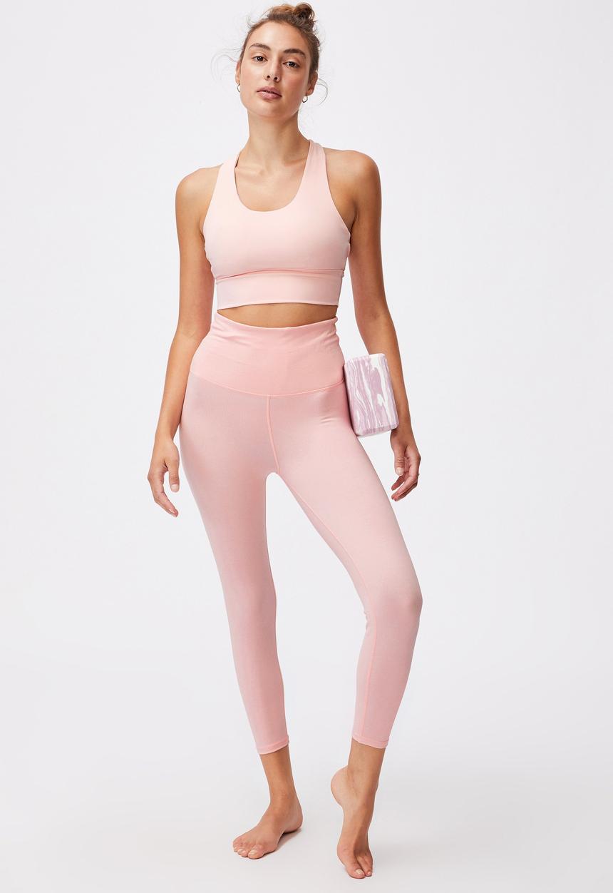 Cotton On - Active high waist 7/8 tight - fairy tale marle