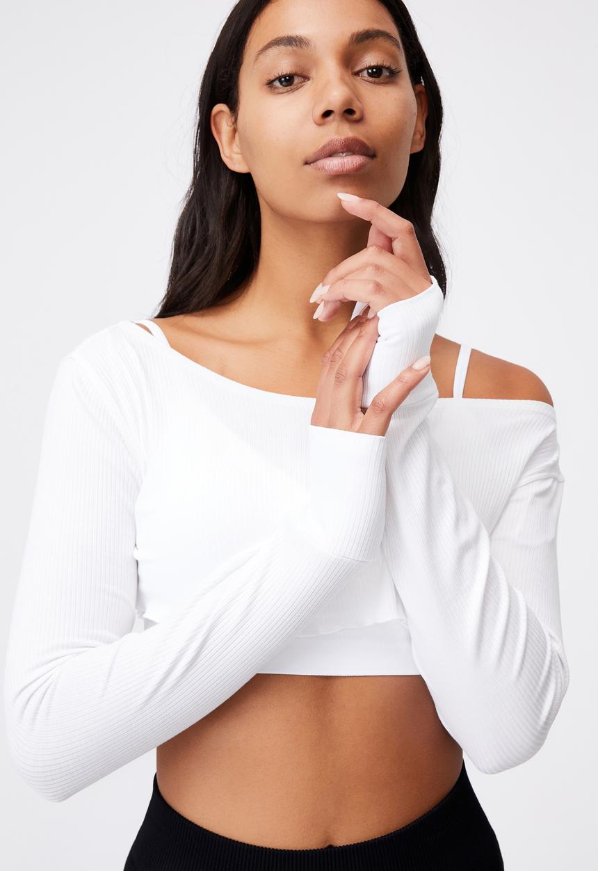 Cotton On - Keep it steady shrug - white