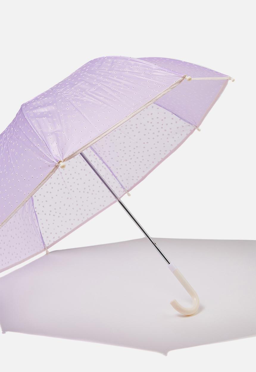 Cotton On - Kids cloudburst umbrella - purple