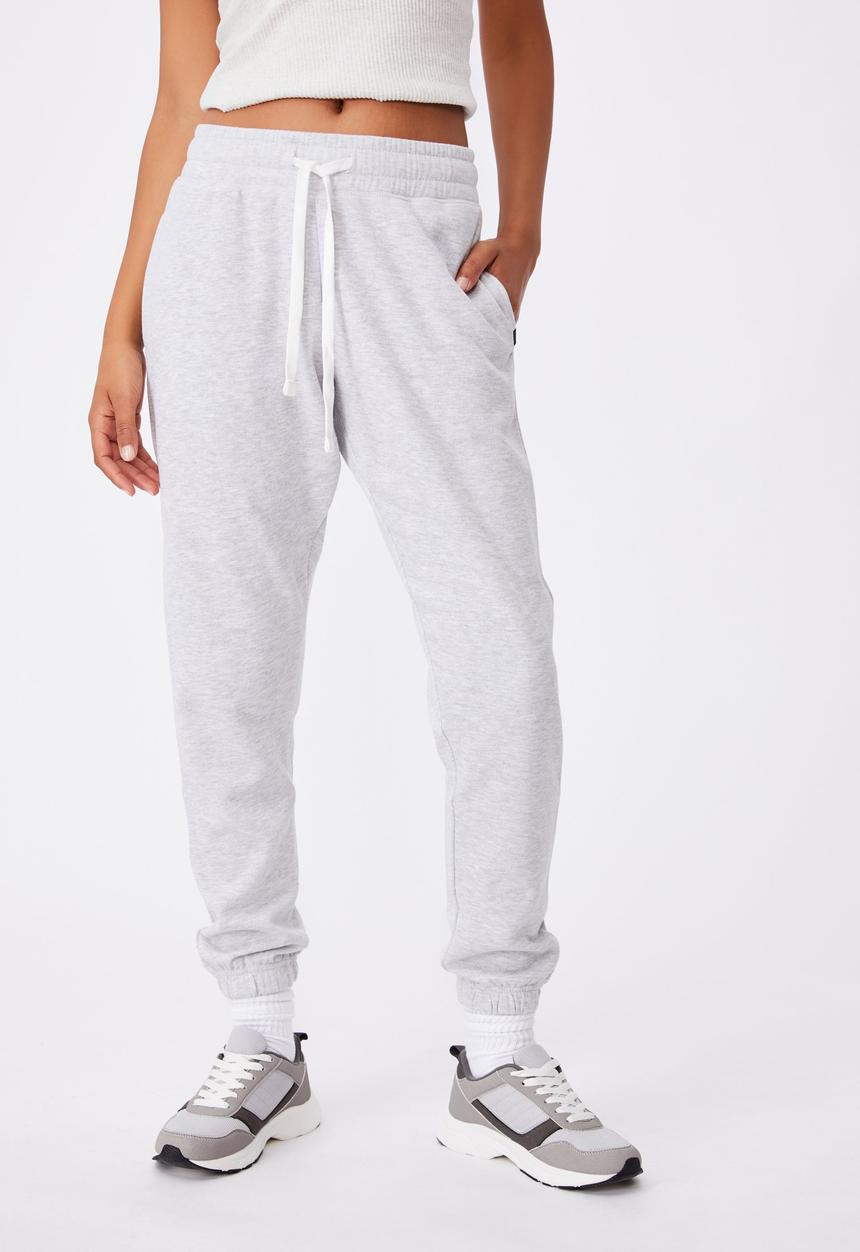 Cotton On - Lifestyle gym track pant - cloudy grey marle