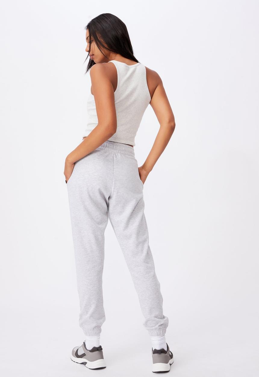 Cotton On - Lifestyle gym track pant - cloudy grey marle