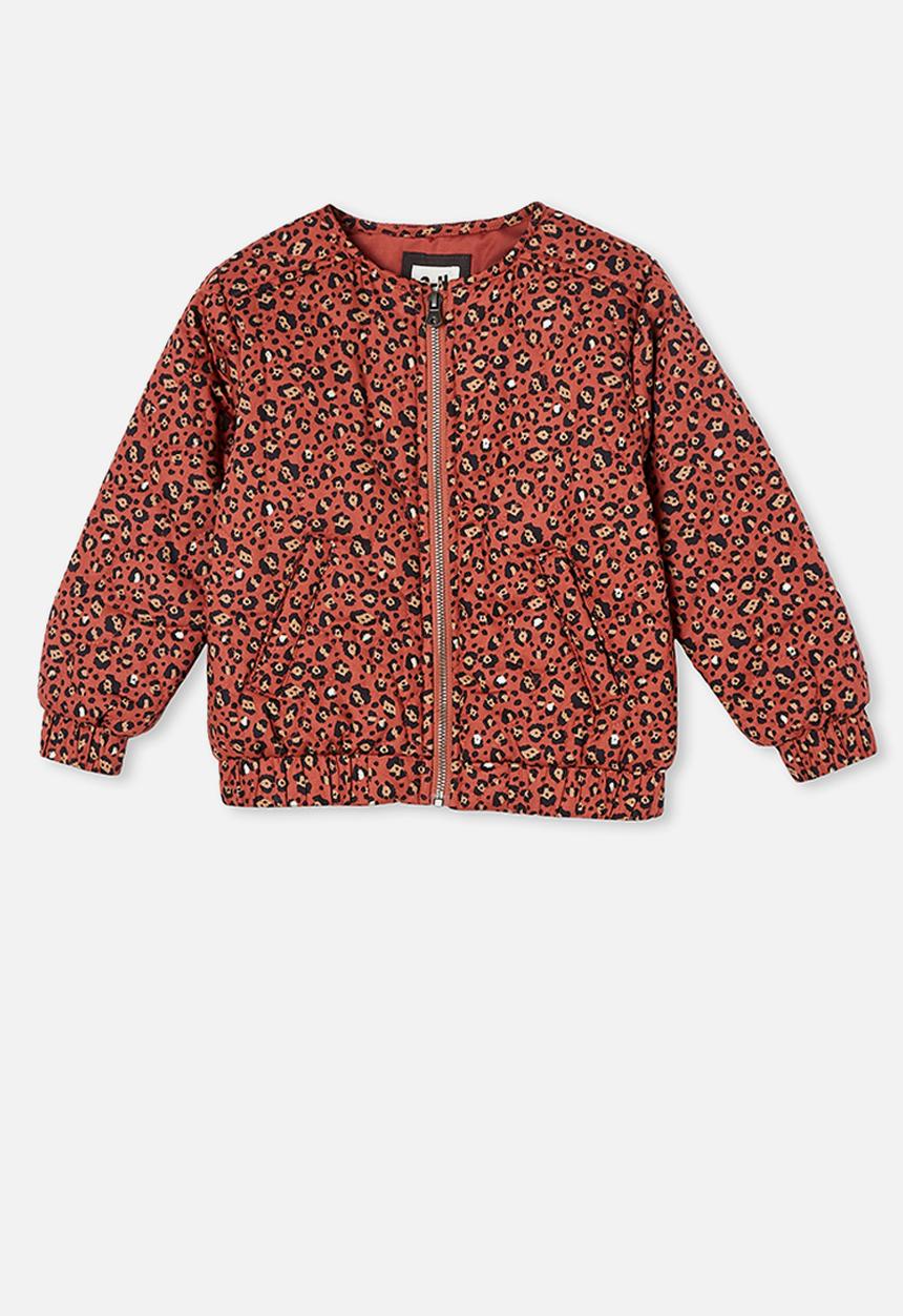 Cotton On - Ellie woven quilted jacket - rust