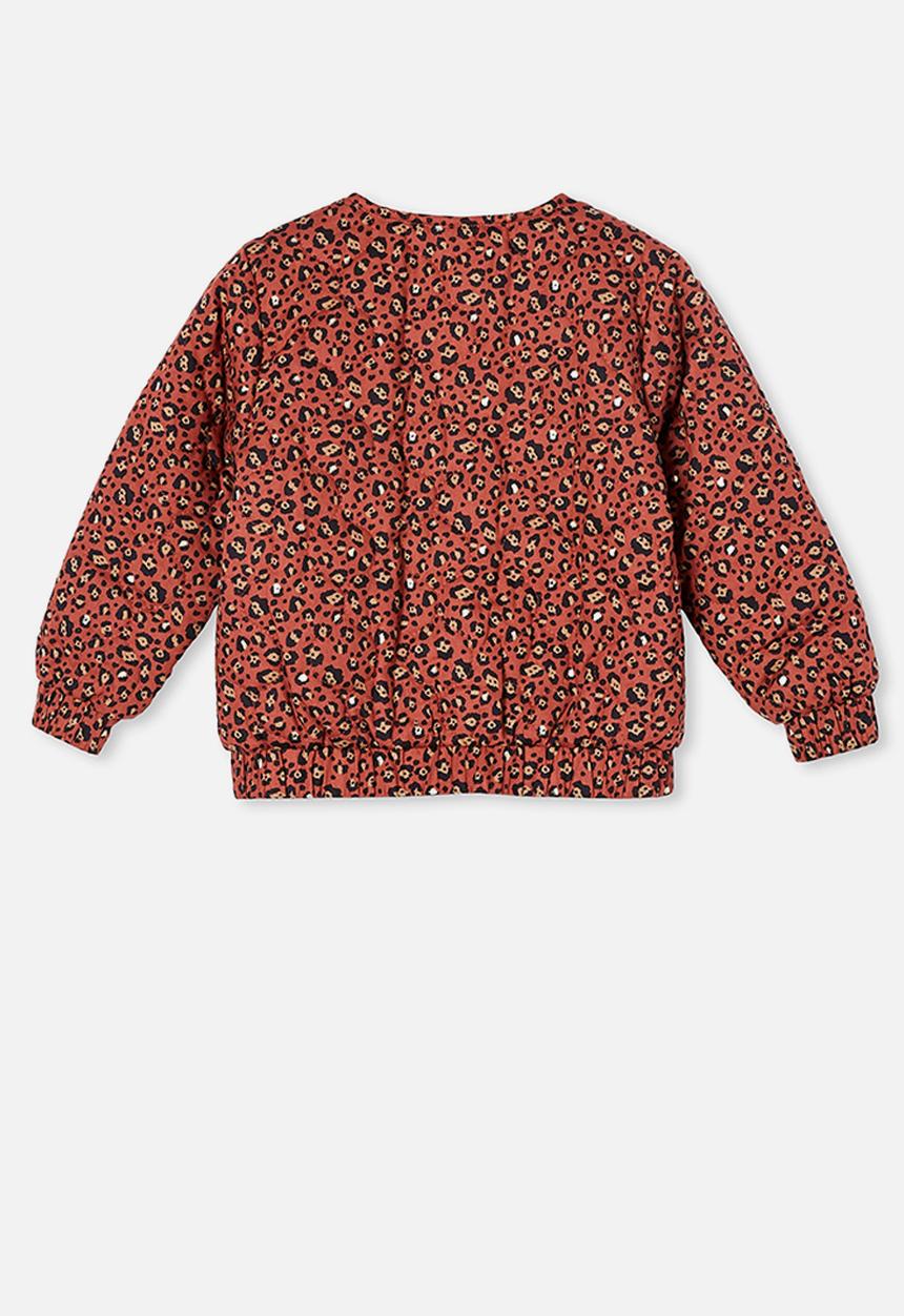 Cotton On - Ellie woven quilted jacket - rust