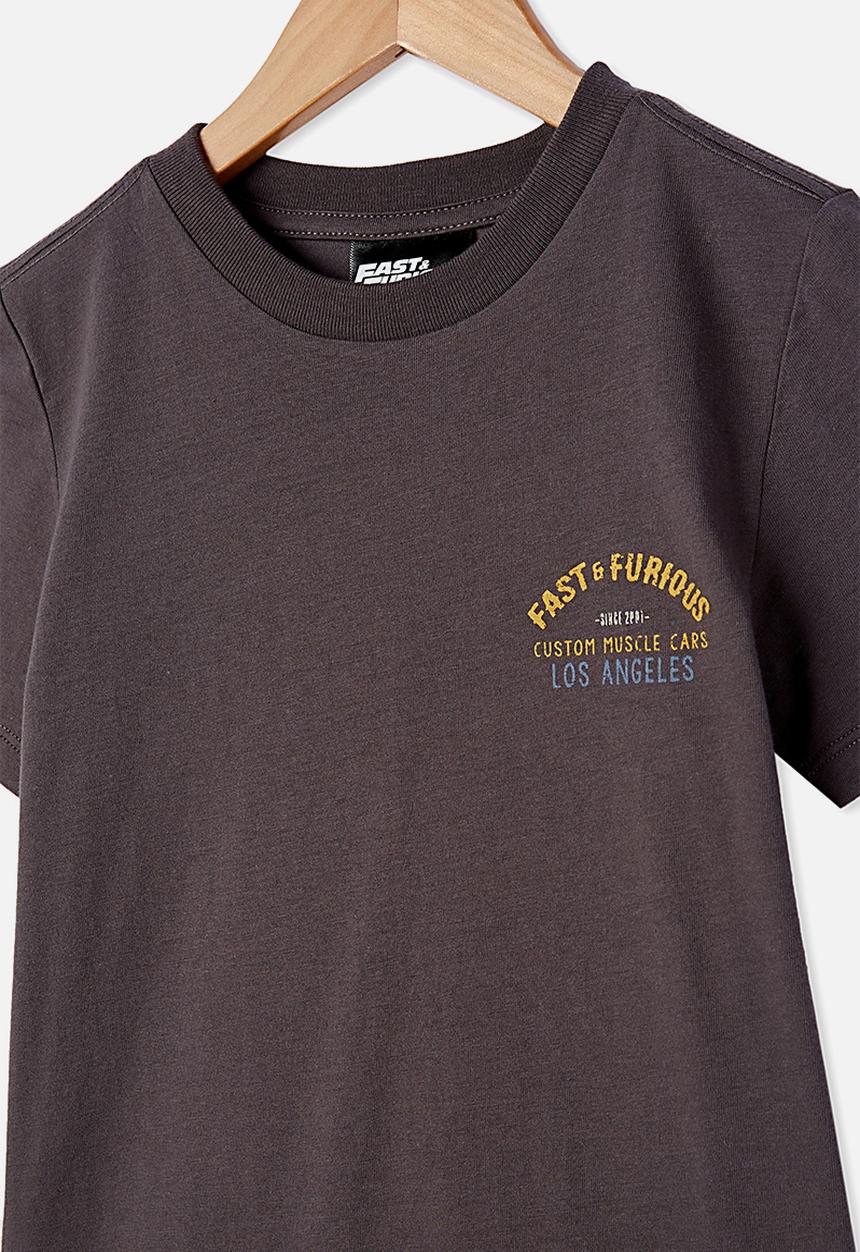Cotton On - Co-lab short sleeve tee - charcoal 