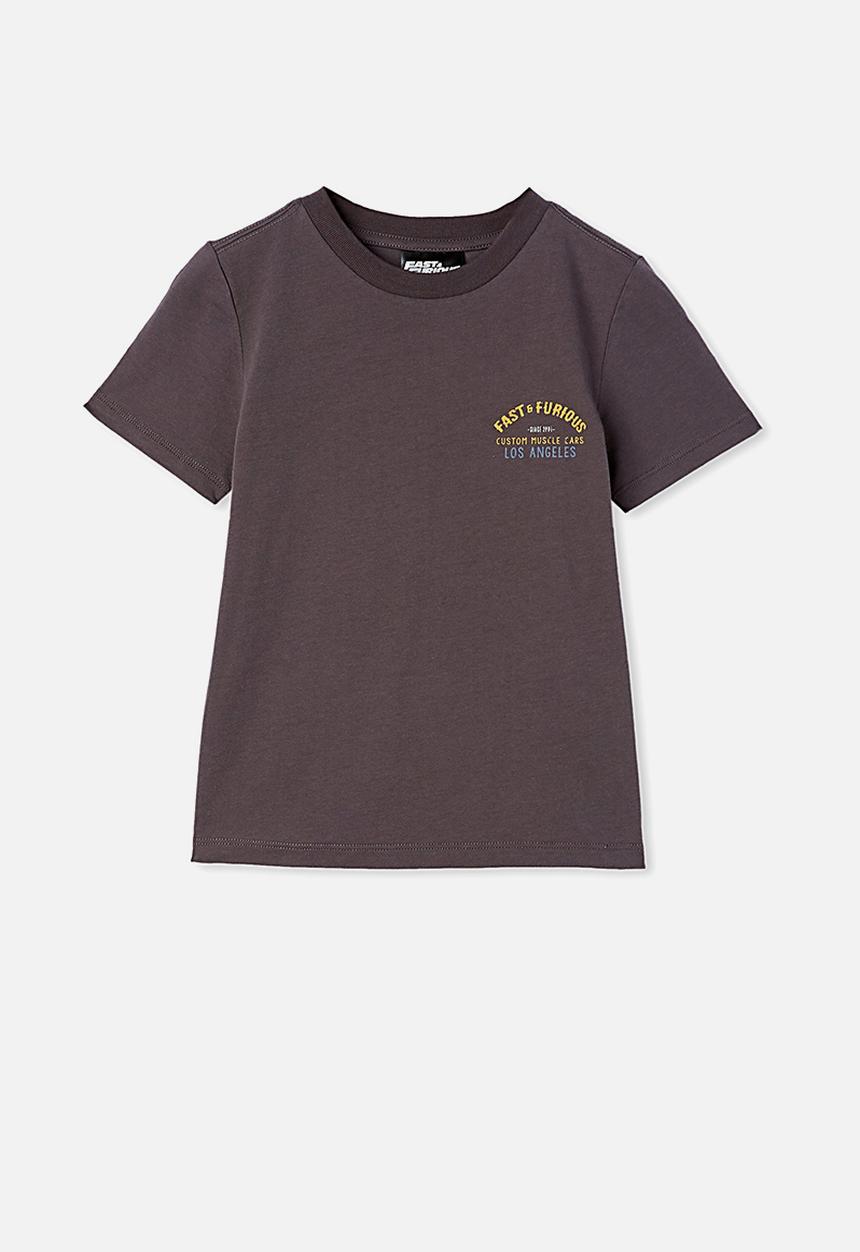 Cotton On - Co-lab short sleeve tee - charcoal 