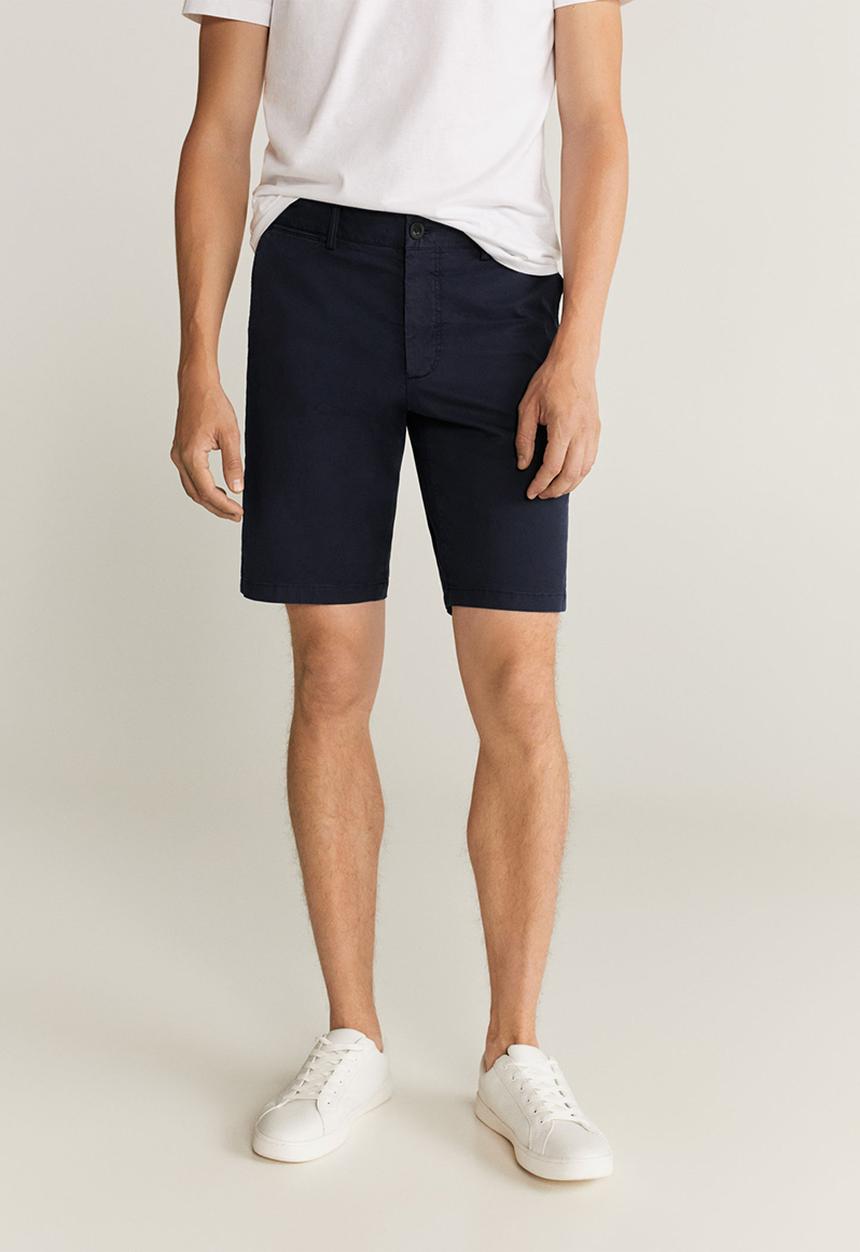 MANGO - Gracia7 bermuda shorts - navy