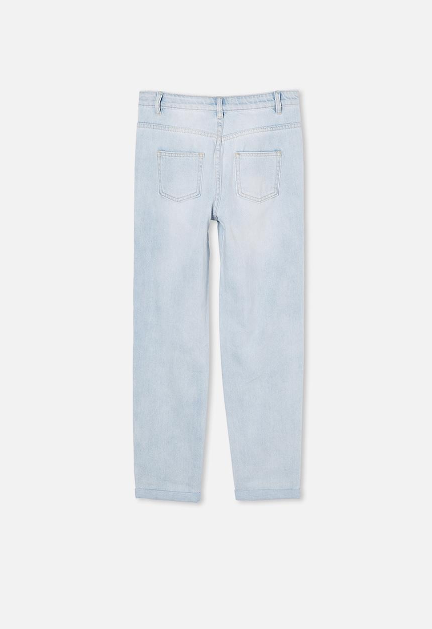 Free by Cotton On - Indiana slouch jean - bleach wash