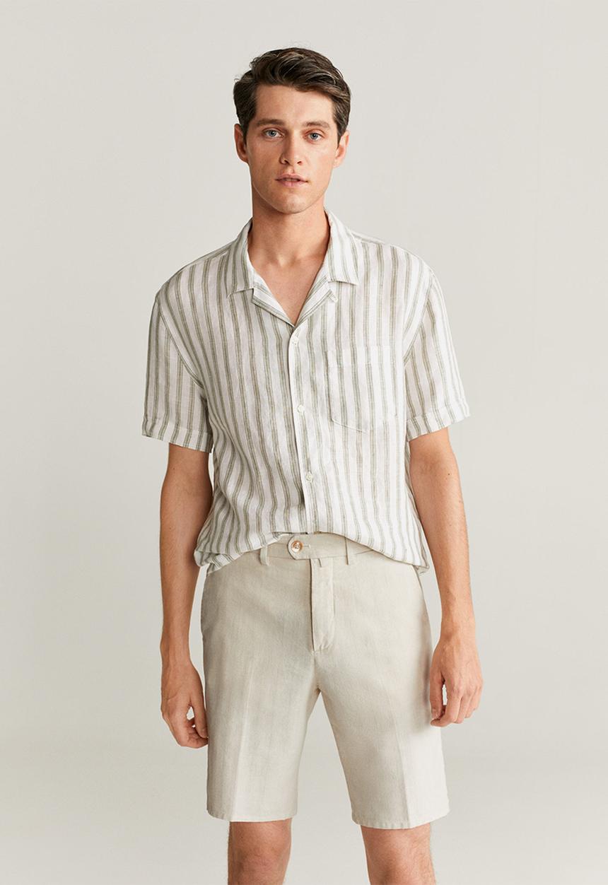 MANGO - Lecco bermuda shorts - beige