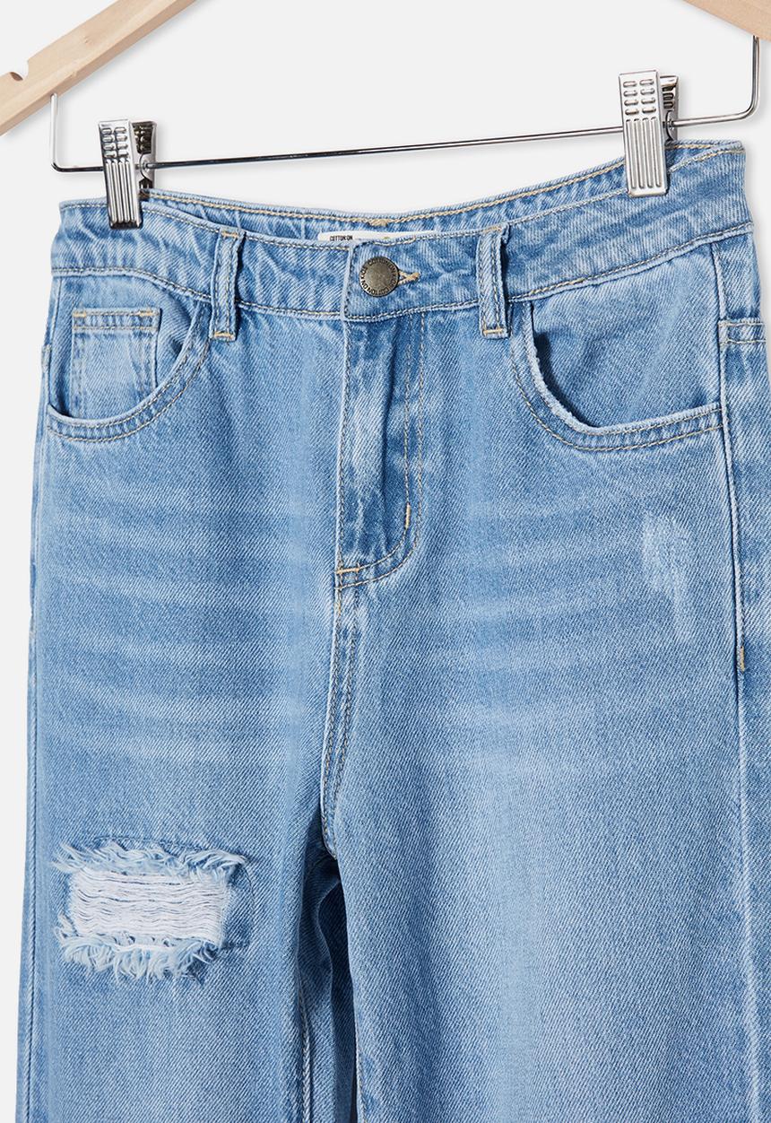 Free by Cotton On - Indiana slouch jean - blue