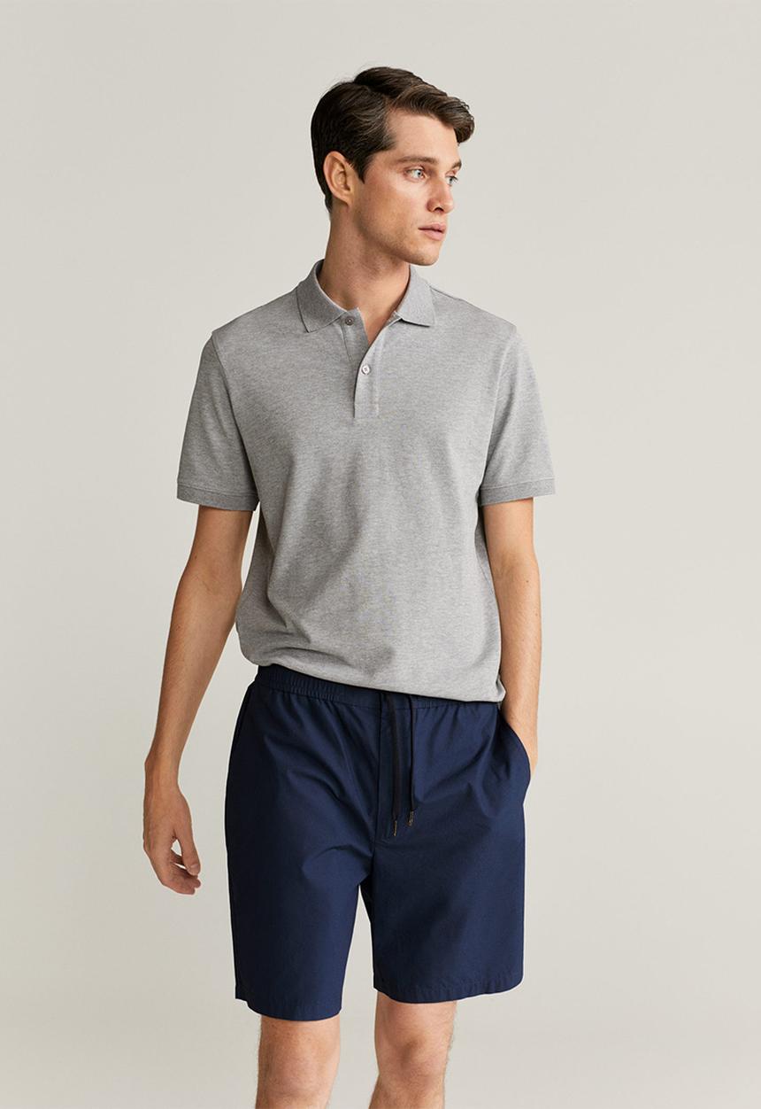 MANGO - Rafa7 bermuda shorts - navy